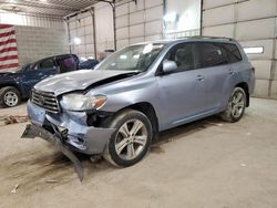 Salvage cars for sale from Copart Columbia, MO: 2008 Toyota Highlander Sport