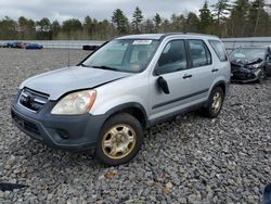 Salvage cars for sale from Copart Windham, ME: 2006 Honda CR-V LX