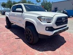 Salvage cars for sale from Copart Miami, FL: 2019 Toyota Tacoma Double Cab
