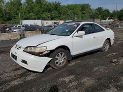 Salvage cars for sale at Finksburg, MD auction: 2002 Honda Accord SE