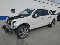 Salvage cars for sale at Farr West, UT auction: 2017 Ford F150 Supercrew
