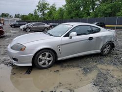 Salvage cars for sale at Waldorf, MD auction: 2006 Hyundai Tiburon GS