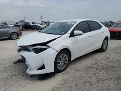 Toyota Corolla L salvage cars for sale: 2018 Toyota Corolla L