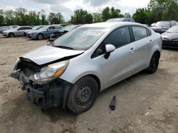 Salvage cars for sale from Copart Baltimore, MD: 2013 KIA Rio LX
