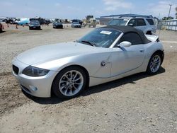 Salvage cars for sale from Copart San Diego, CA: 2003 BMW Z4 2.5