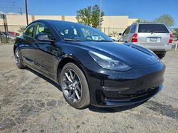 Salvage cars for sale at Van Nuys, CA auction: 2021 Tesla Model 3
