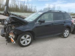 Salvage cars for sale at Leroy, NY auction: 2015 Subaru Forester 2.5I Limited