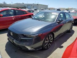 Honda salvage cars for sale: 2023 Honda Accord Touring Hybrid