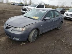 Salvage cars for sale from Copart Montreal Est, QC: 2009 Mazda 3 I