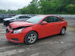 Salvage cars for sale at Ellwood City, PA auction: 2014 Chevrolet Cruze LT