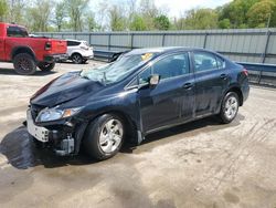 Salvage cars for sale from Copart Ellwood City, PA: 2015 Honda Civic LX
