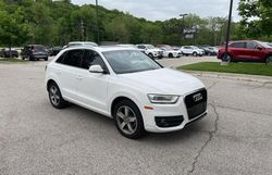 Salvage cars for sale at Kansas City, KS auction: 2015 Audi Q3 Premium Plus