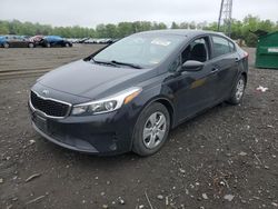 Salvage cars for sale from Copart Windsor, NJ: 2017 KIA Forte LX