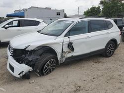 Salvage cars for sale from Copart Opa Locka, FL: 2021 Volkswagen Tiguan SE