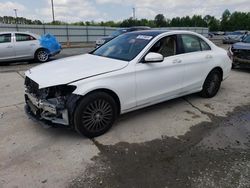 Salvage cars for sale from Copart -no: 2015 Mercedes-Benz C 300 4matic