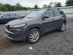 Salvage cars for sale from Copart Grantville, PA: 2015 Jeep Cherokee Limited