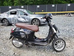 Salvage motorcycles for sale at Waldorf, MD auction: 2020 Vespa Primavera