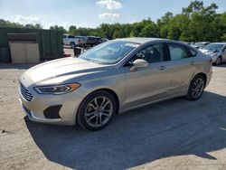 Salvage cars for sale at Ellwood City, PA auction: 2019 Ford Fusion SEL