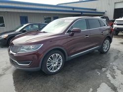 Salvage cars for sale from Copart Fort Pierce, FL: 2018 Lincoln MKX Reserve