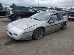 Salvage cars for sale at Moraine, OH auction: 1986 Pontiac Fiero GT