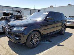 Salvage cars for sale at Vallejo, CA auction: 2016 Land Rover Range Rover Sport HST