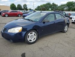 Salvage cars for sale at Moraine, OH auction: 2008 Pontiac G6 Value Leader