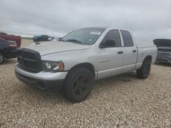 Salvage trucks for sale at Temple, TX auction: 2003 Dodge RAM 1500 ST