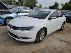 Salvage cars for sale at Bridgeton, MO auction: 2016 Chrysler 200 Limited