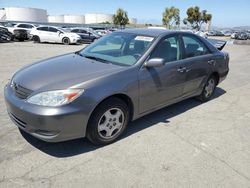 Salvage cars for sale at auction: 2002 Toyota Camry LE