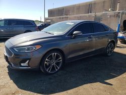 Salvage cars for sale at Fredericksburg, VA auction: 2019 Ford Fusion Titanium