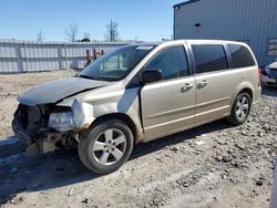 Salvage cars for sale from Copart Appleton, WI: 2013 Dodge Grand Caravan SE
