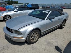 Salvage cars for sale at Harleyville, SC auction: 2005 Ford Mustang