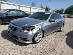 Salvage cars for sale from Copart Lansing, MI: 2013 Mercedes-Benz E 350