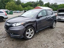 Salvage cars for sale at Mendon, MA auction: 2016 Honda HR-V EX