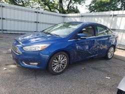 Salvage cars for sale at West Mifflin, PA auction: 2018 Ford Focus Titanium