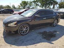 Salvage cars for sale at Riverview, FL auction: 2011 Nissan Maxima S