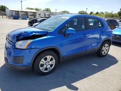 Vehiculos salvage en venta de Copart Sacramento, CA: 2016 Chevrolet Trax LS