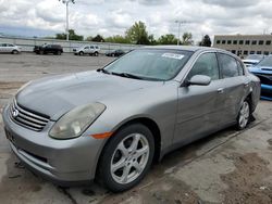 Infiniti g35 salvage cars for sale: 2004 Infiniti G35