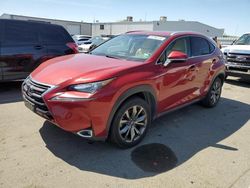 Salvage cars for sale at Vallejo, CA auction: 2015 Lexus NX 200T