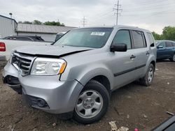 Salvage cars for sale from Copart Columbus, OH: 2014 Honda Pilot LX