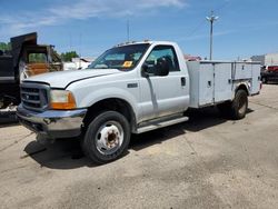 Salvage trucks for sale at Moraine, OH auction: 1999 Ford F450 Super Duty