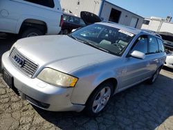Salvage cars for sale at Vallejo, CA auction: 2002 Audi A6 3.0 Avant Quattro