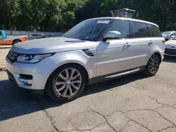Salvage cars for sale at Austell, GA auction: 2014 Land Rover Range Rover Sport HSE