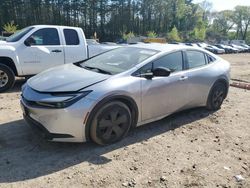 Salvage cars for sale at North Billerica, MA auction: 2023 Toyota Prius LE