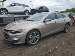 Salvage cars for sale from Copart East Granby, CT: 2022 Chevrolet Malibu LT