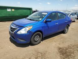 Salvage cars for sale at Brighton, CO auction: 2016 Nissan Versa S