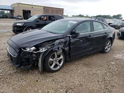 Salvage cars for sale at Kansas City, KS auction: 2015 Ford Fusion SE