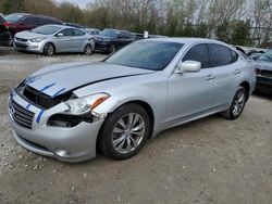 Salvage cars for sale at North Billerica, MA auction: 2013 Infiniti M37 X