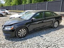 Salvage cars for sale from Copart Waldorf, MD: 2012 Volkswagen Passat S