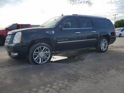 Salvage cars for sale at Wilmer, TX auction: 2012 Cadillac Escalade ESV Platinum